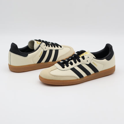 ID0478 adidas Originals Samba OG Cream White Core Black Sandstrata (Women's)