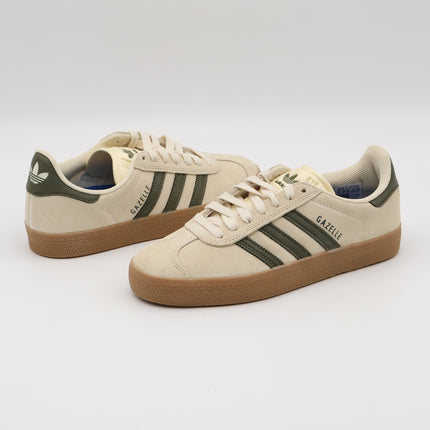 IH3351 adidas Originals Gazelle ADV Ecru Tint Focus Olive Gum (Men's)