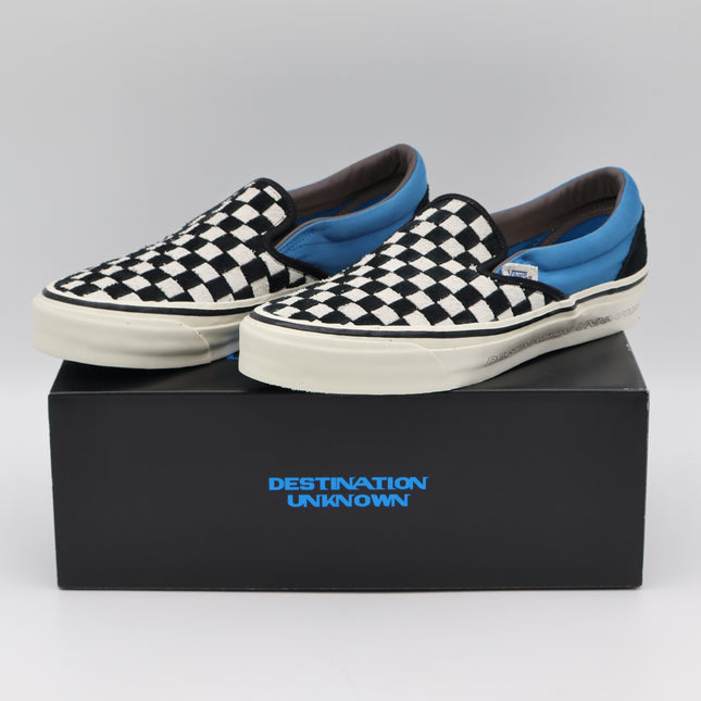 VN0007PJ7Z2 Liberaiders Vans LX Slip-On Reissue 98 Checkerboard Blue (Men's)