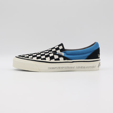 VN0007PJ7Z2 Liberaiders Vans LX Slip-On Reissue 98 Checkerboard Blue (Men's)