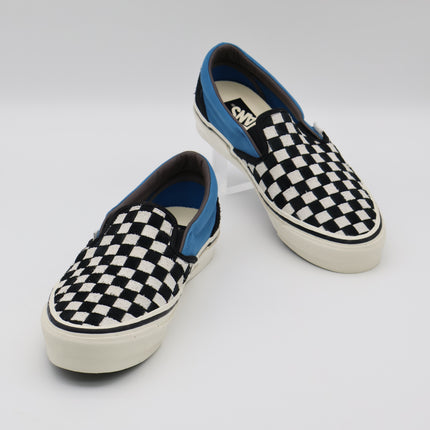 VN0007PJ7Z2 Liberaiders Vans LX Slip-On Reissue 98 Checkerboard Blue (Men's)