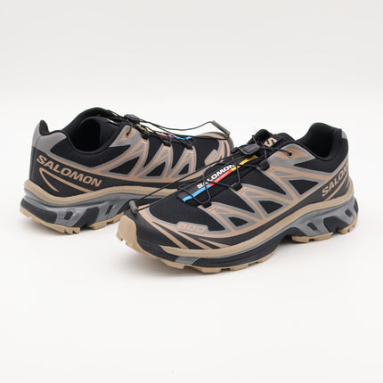 L47582400 Salomon XT-6 Black Portabella Pewter (Men's)