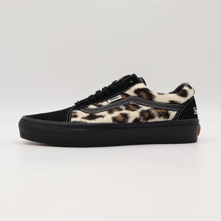 VN0A5FCBBM8 Supreme Vans Leopard Old Skool Black White (Men's)