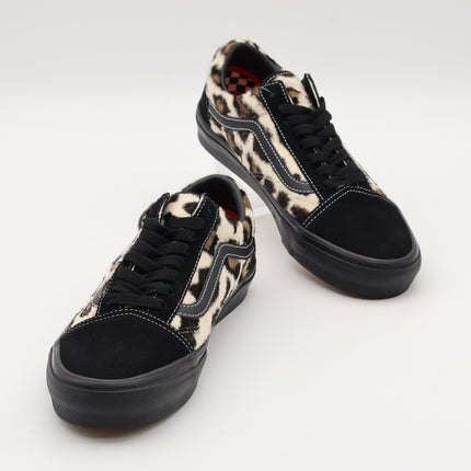 VN0A5FCBBM8 Supreme Vans Leopard Old Skool Black White (Men's)