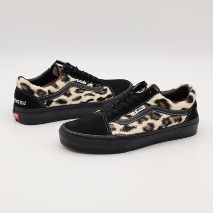 VN0A5FCBBM8 Supreme Vans Leopard Old Skool Black White (Men's)