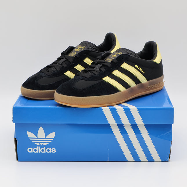 IG4999 adidas Originals Gazelle Indoor Core Black Almost Yellow Gum (Men's)