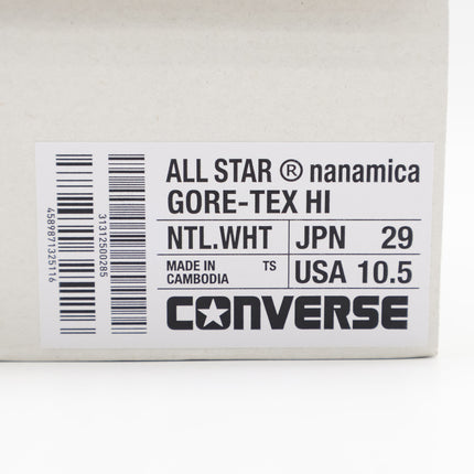 31312500 nanamica Converse All Star GORE-TEX Hi White (Men's)