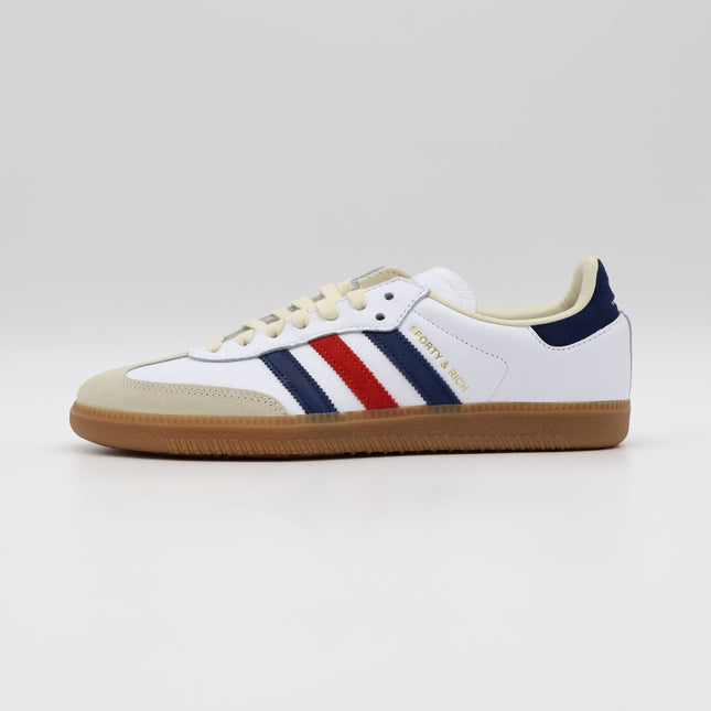 IH8338 Sporty Rich adidas Originals Samba OG Cloud White Night Indigo (Men's)