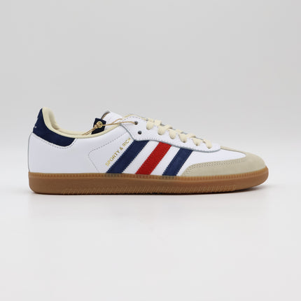 IH8338 Sporty Rich adidas Originals Samba OG Cloud White Night Indigo (Men's)