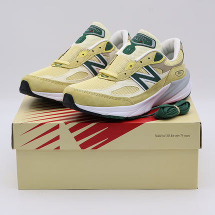 U990TE6 New Balance 990V6 Green Yellow Made in USA (Men's)