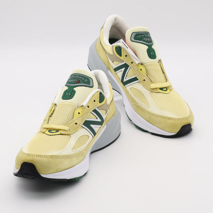 U990TE6 New Balance 990V6 Green Yellow Made in USA (Men's)