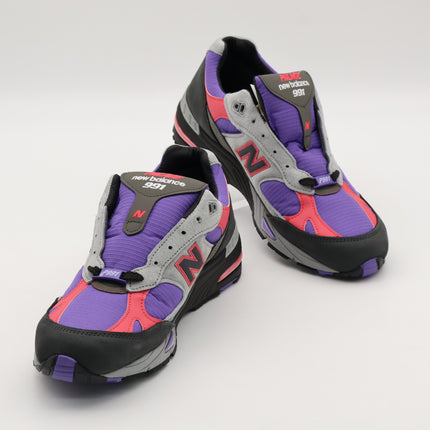 M991PLE Palace New Balance 991 Gray Purple Pink Griffin Ultra Violet (Men's)