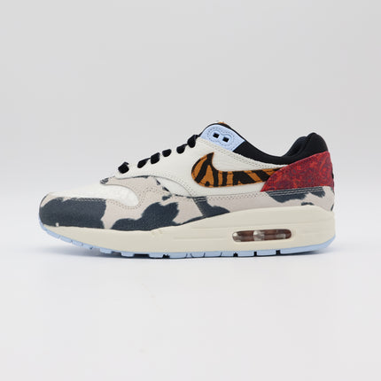 FD0827-133 Nike WMNS Air Max 1 Great Indoors Sail Black Celestine Blue Red