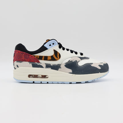 FD0827-133 Nike WMNS Air Max 1 Great Indoors Sail Black Celestine Blue Red