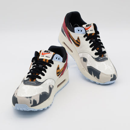 FD0827-133 Nike WMNS Air Max 1 Great Indoors Sail Black Celestine Blue Red