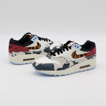 FD0827-133 Nike WMNS Air Max 1 Great Indoors Sail Black Celestine Blue Red