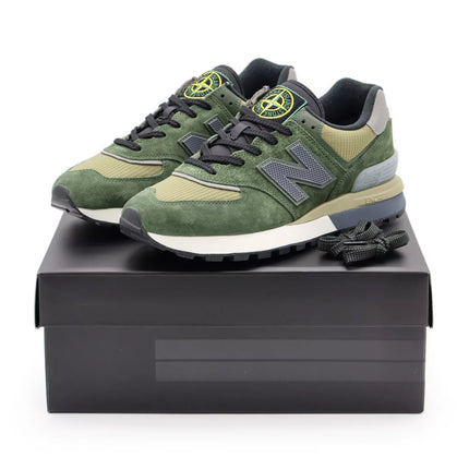 U574LGIL Stone Island New Balance 574 Legacy Dark Green (Men's)